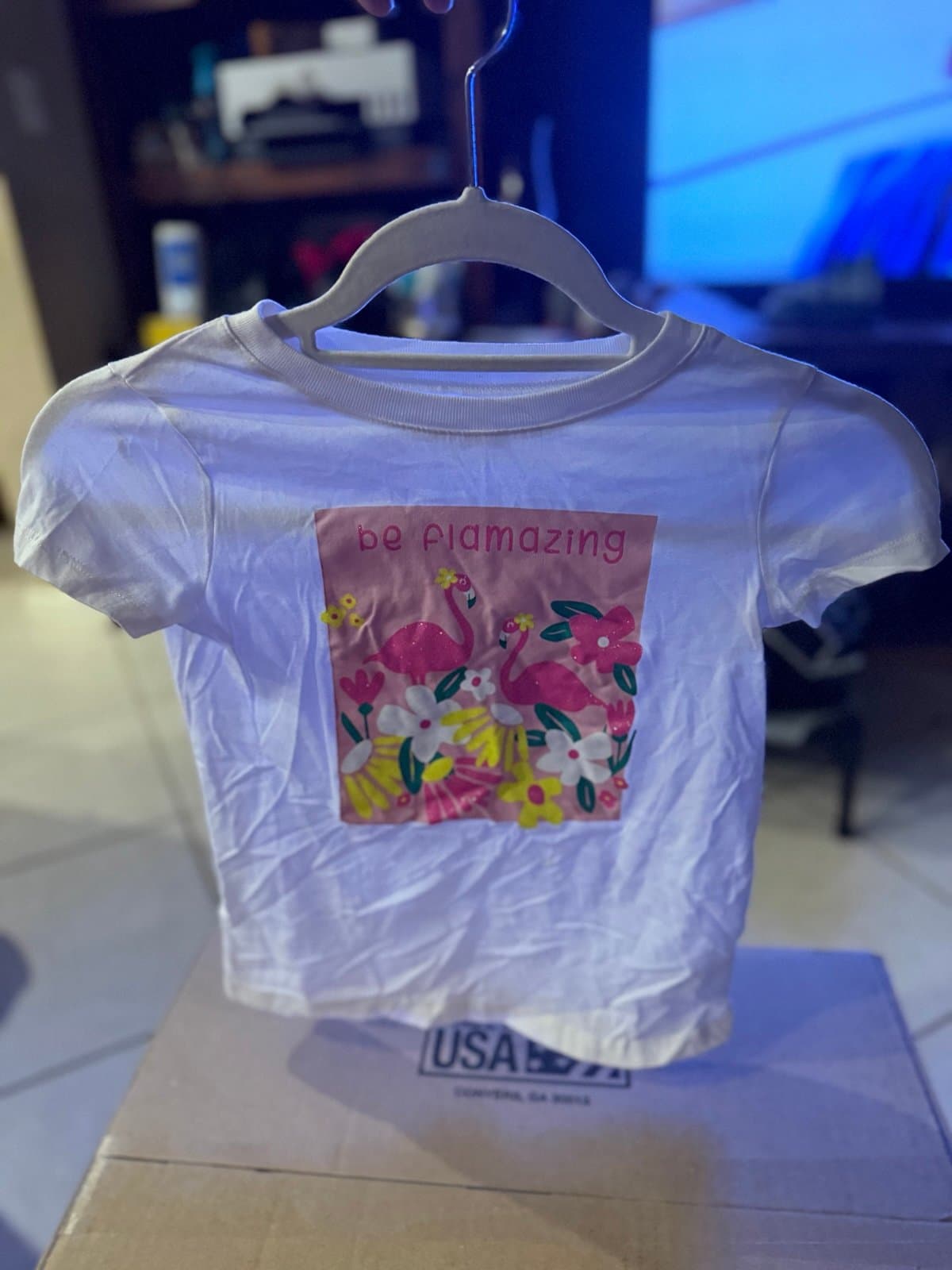 btween Flamingo T-shirt Kids S/P