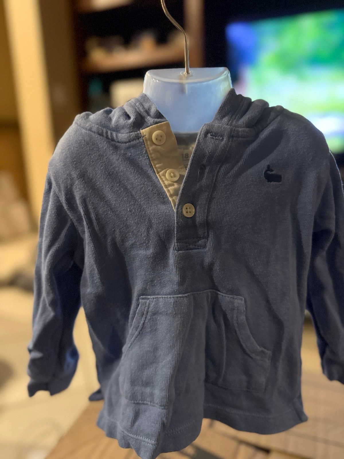 Carter's 18 Months Blue Whale Hoodie