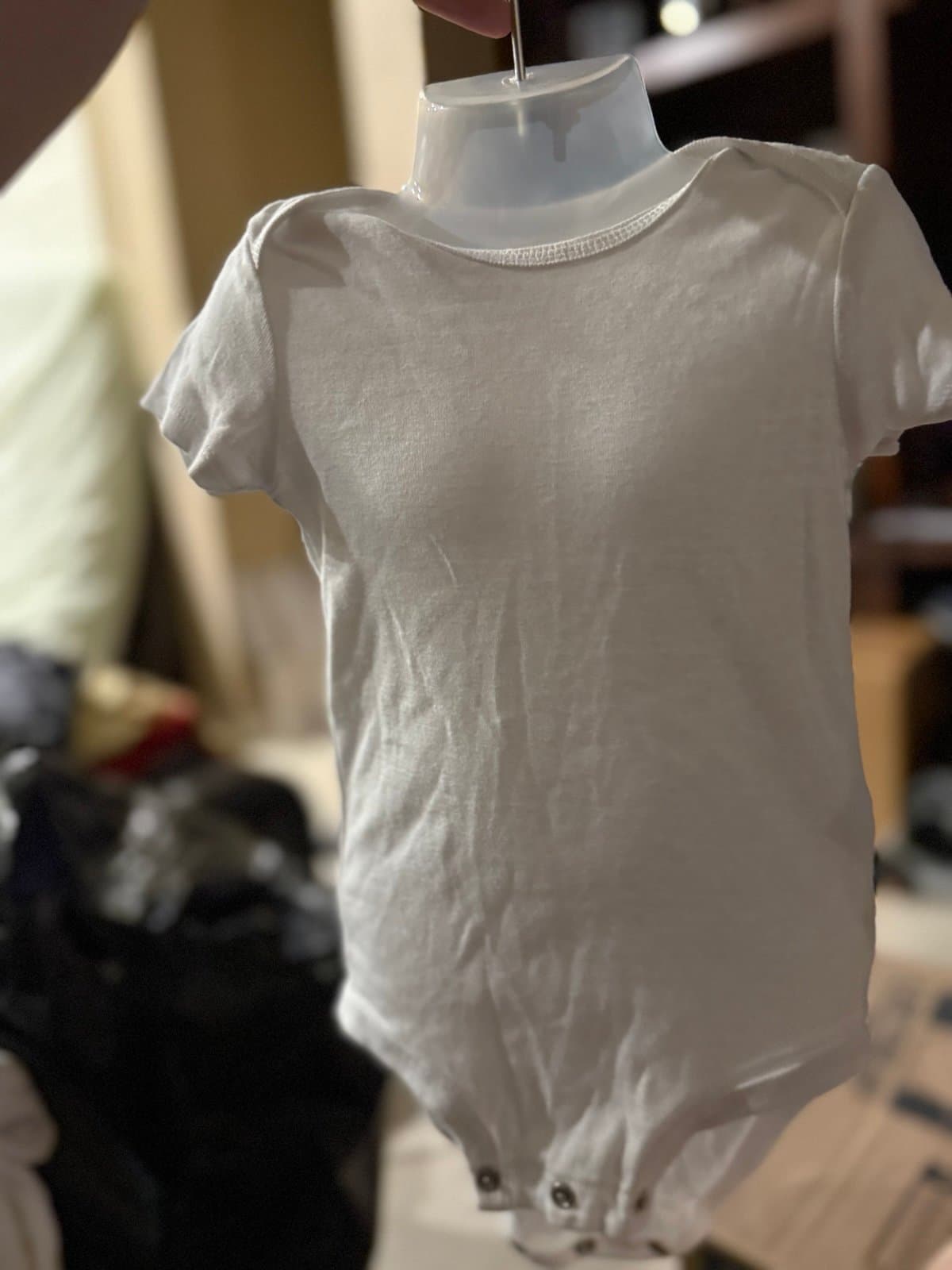 Just One You Carter's White Baby Onesie 12M