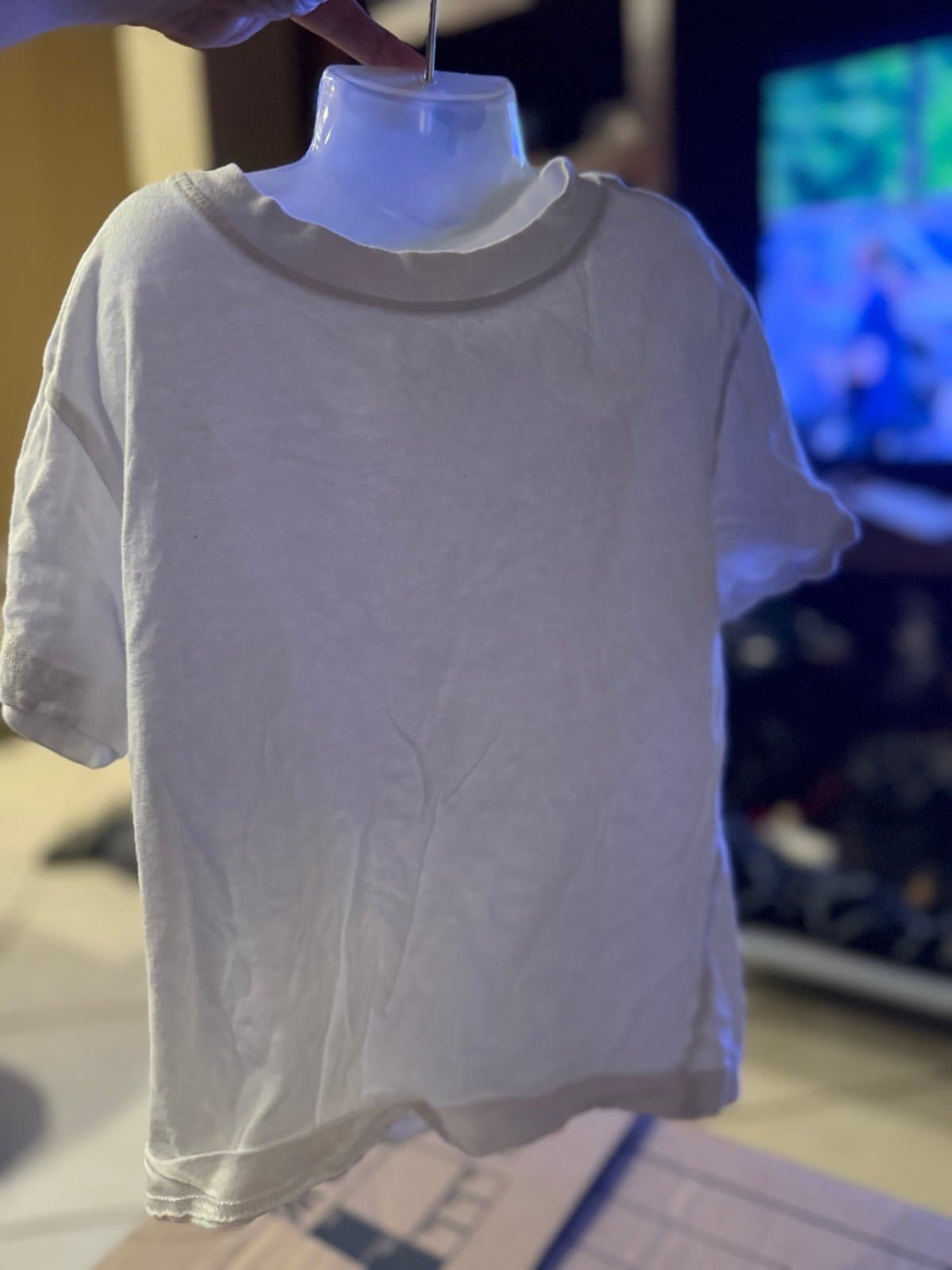 White 100% Cotton T-shirt M/M (8)