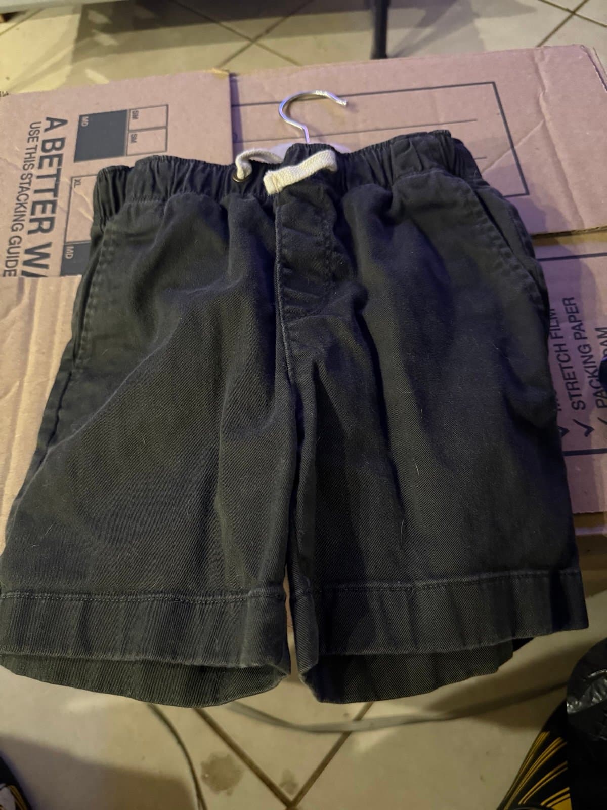 Crewcuts Boys Black Pull-On Shorts Size 6