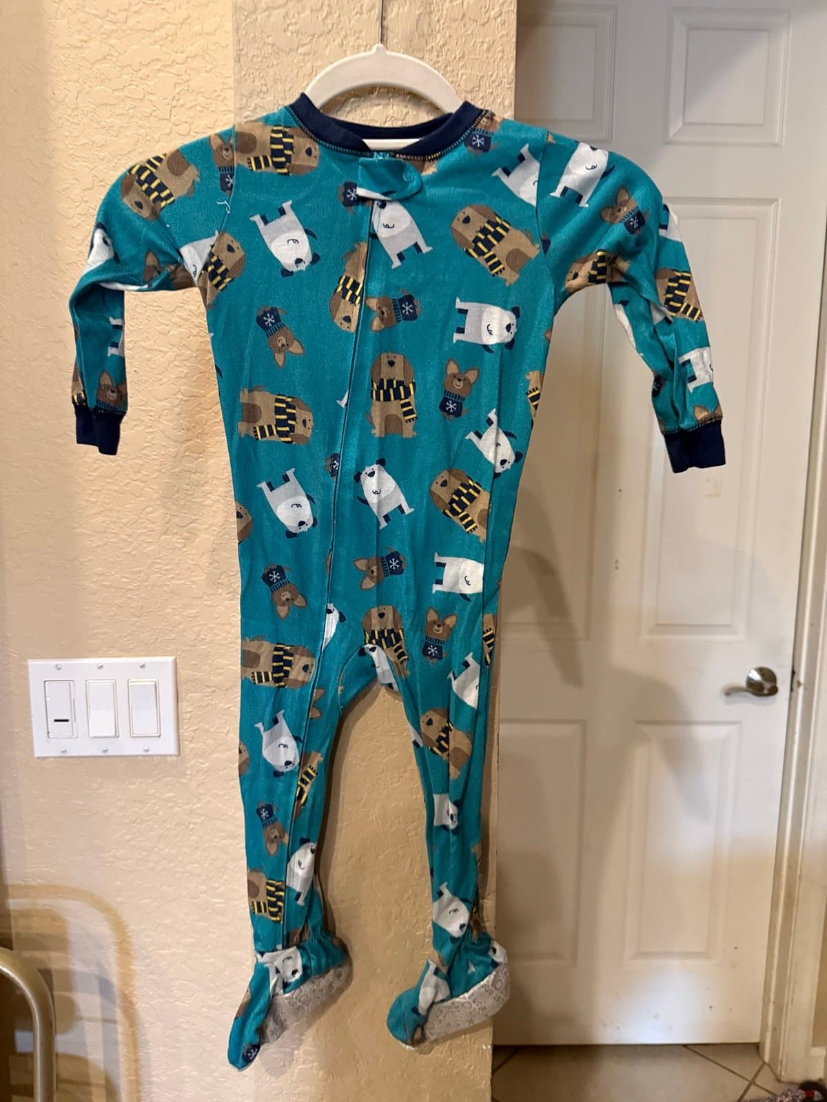 Just One You by Carter's 2T Dog Footed Pajamas