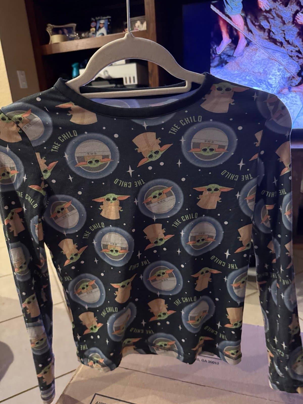 Boys Star Wars Grogu The Child ClimateRight Long Sleeve Shirt M