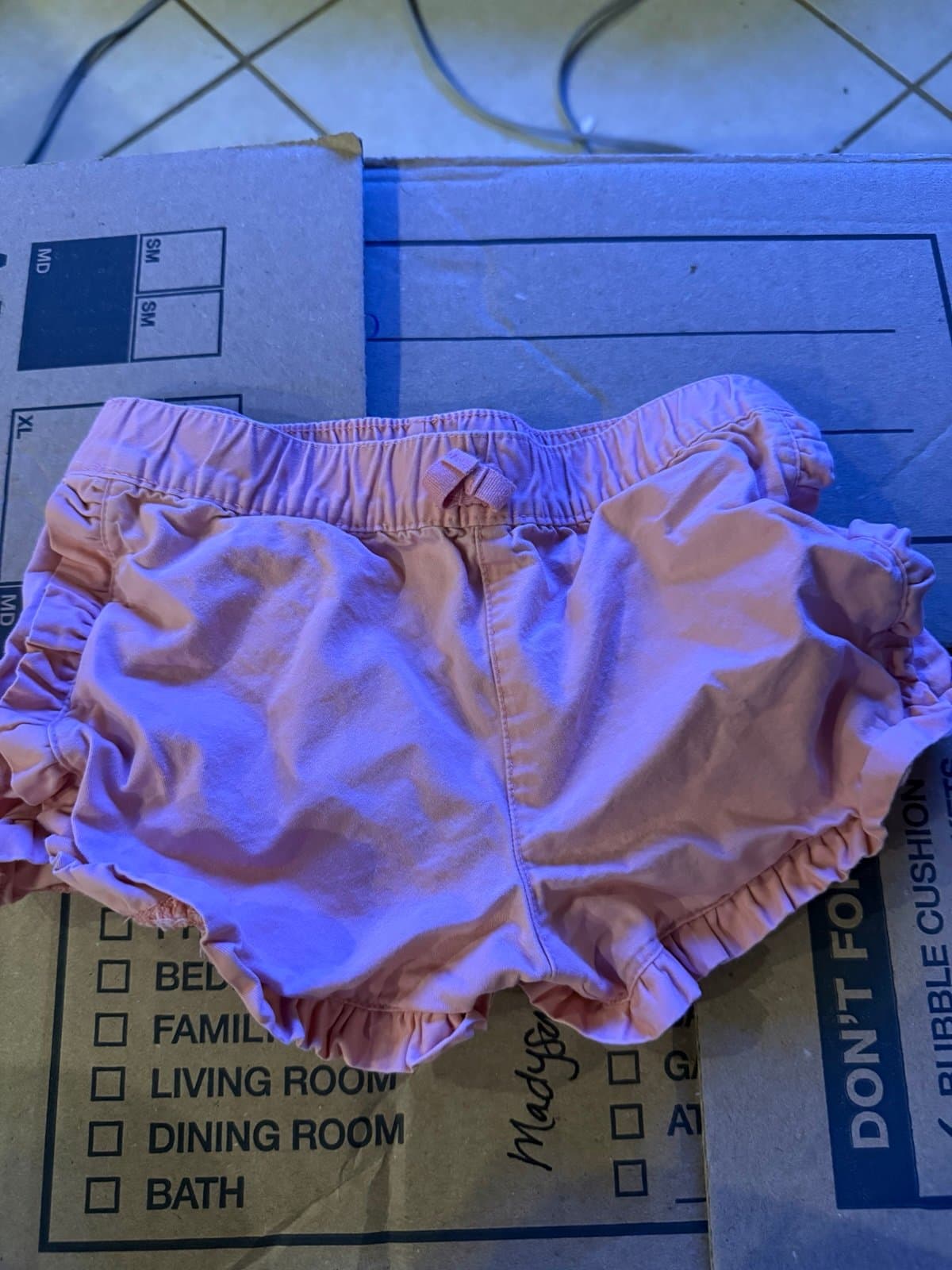 Carter's Pink Ruffle Shorts 5T