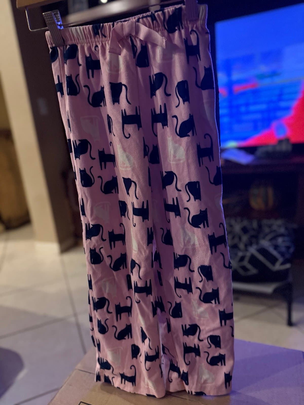 Carter's Pink Cat Print Pajama Pants Size 7