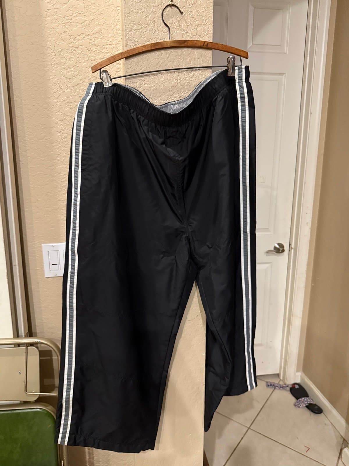 Mens Old Navy Athletic Track Pants Black XL