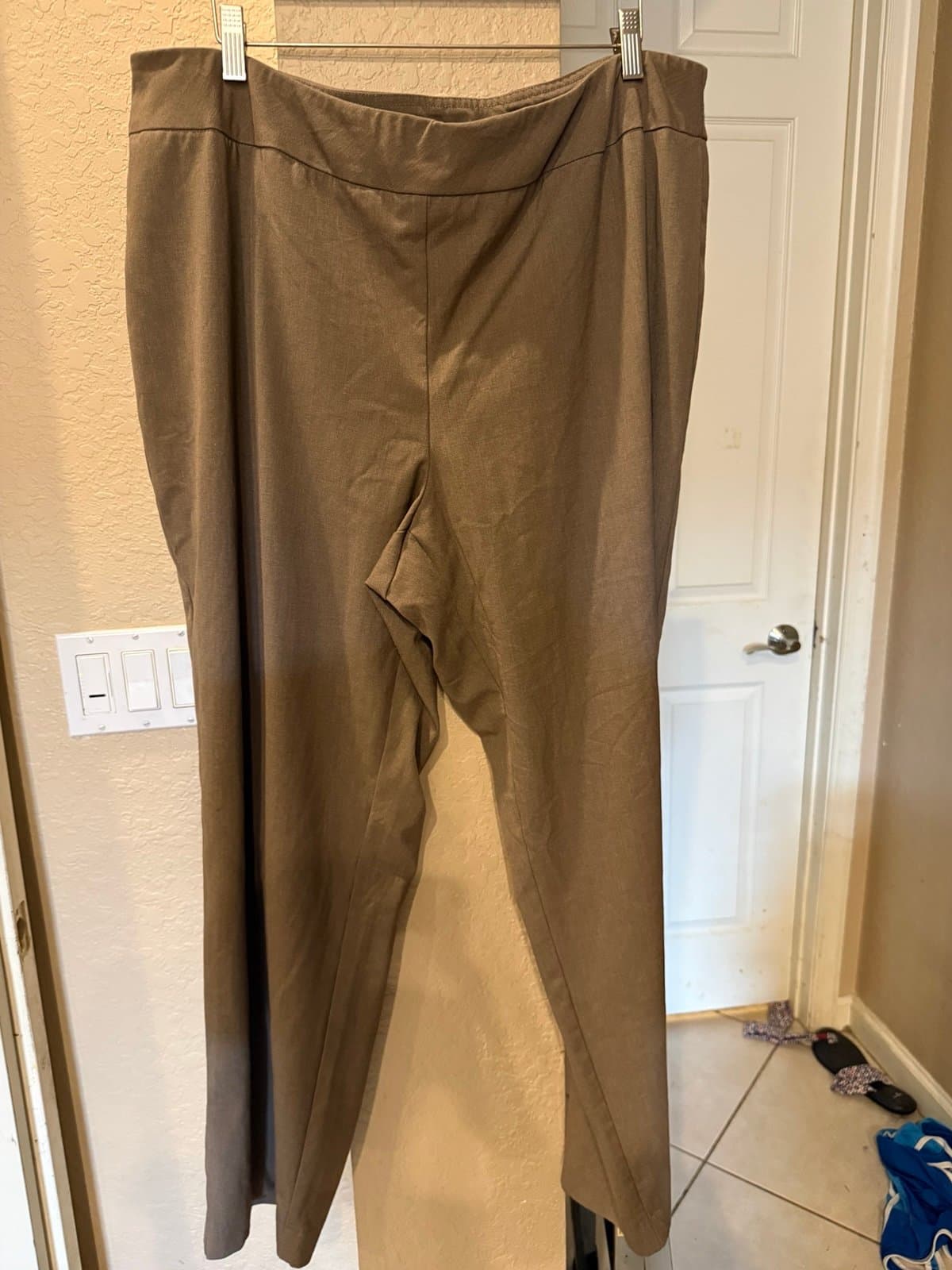 JM Collection Woman Pants 20W Brown Plus Size
