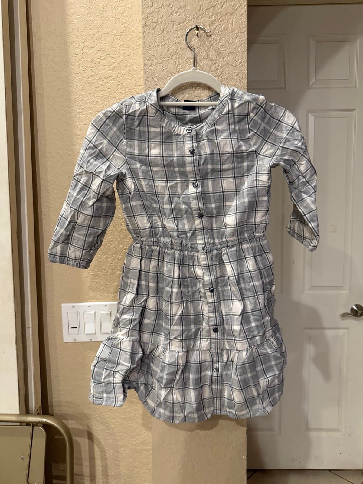 GapKids Plaid Dress M (8)
