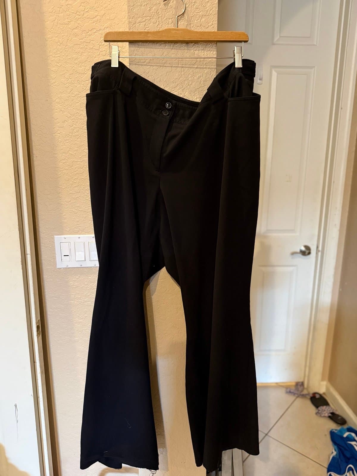 Lane Bryant Black Flare Leg Pants Size 5