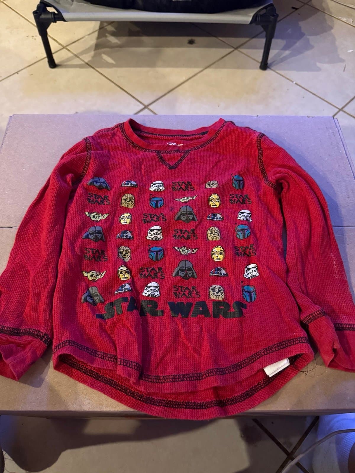 Disney Store Star Wars Red Thermal Shirt