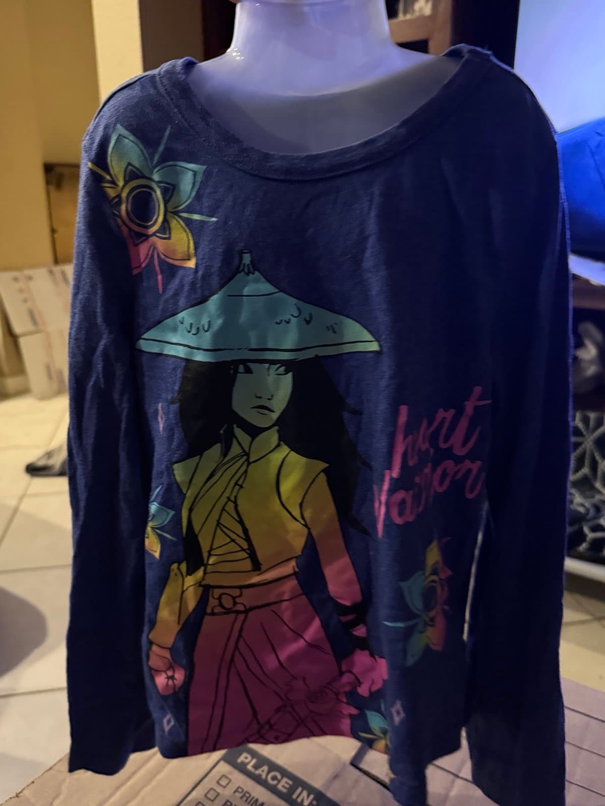 Disney Raya Last Dragon Long Sleeve Tee Girls 6/6X