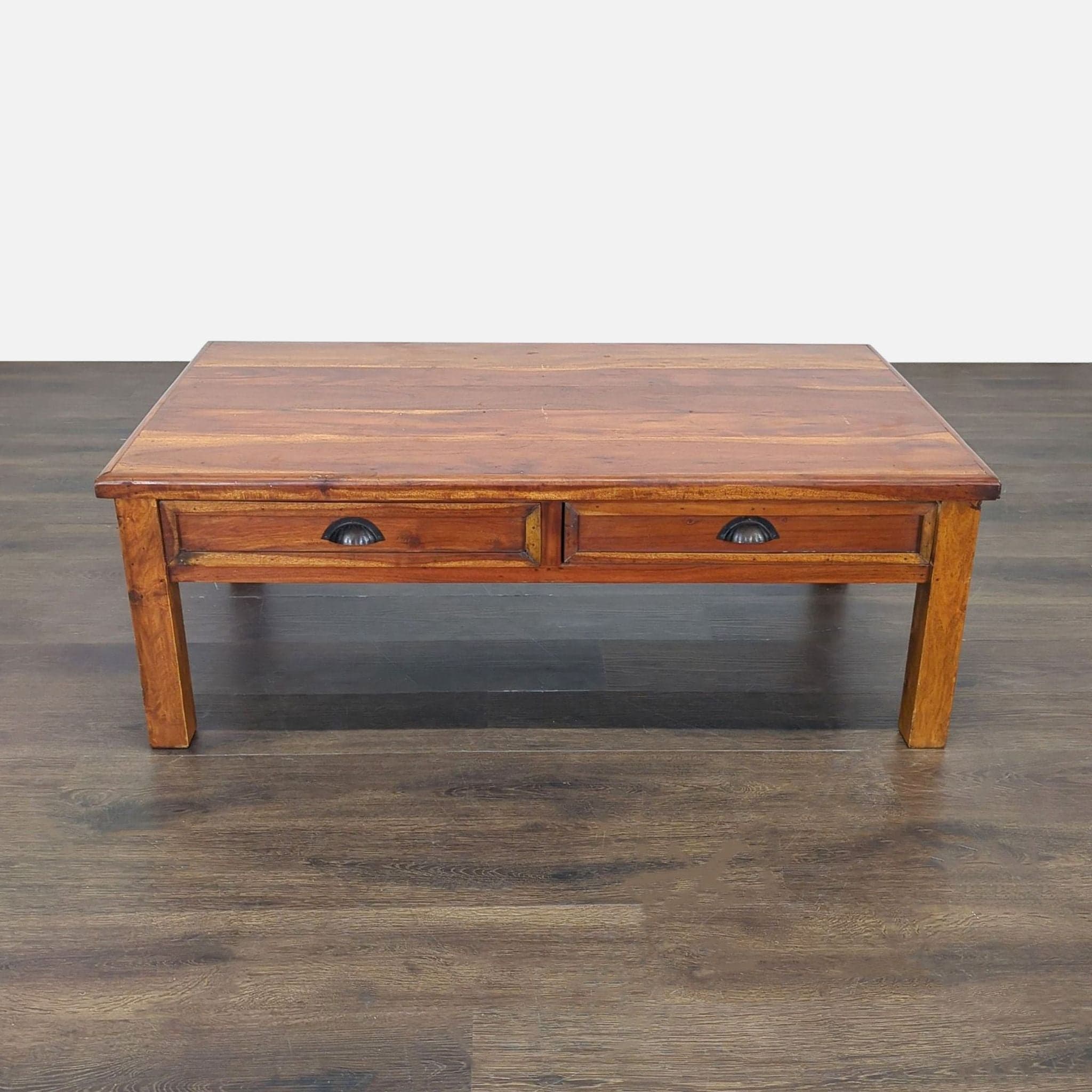 Rustic Two Drawer Coffee Table