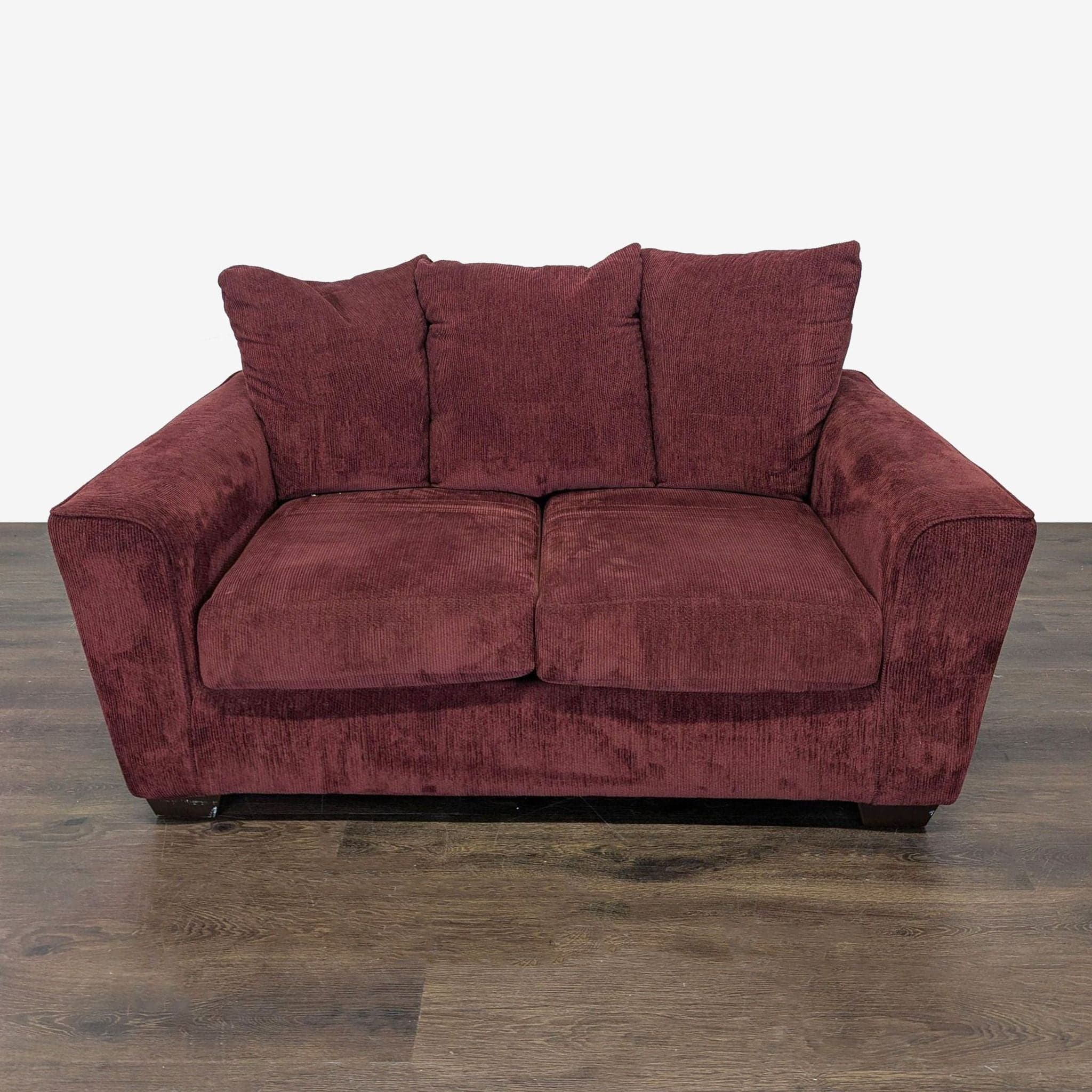 Ashley Furniture Stairatt Burgundy Loveseat – Plush and Comfortable Seating