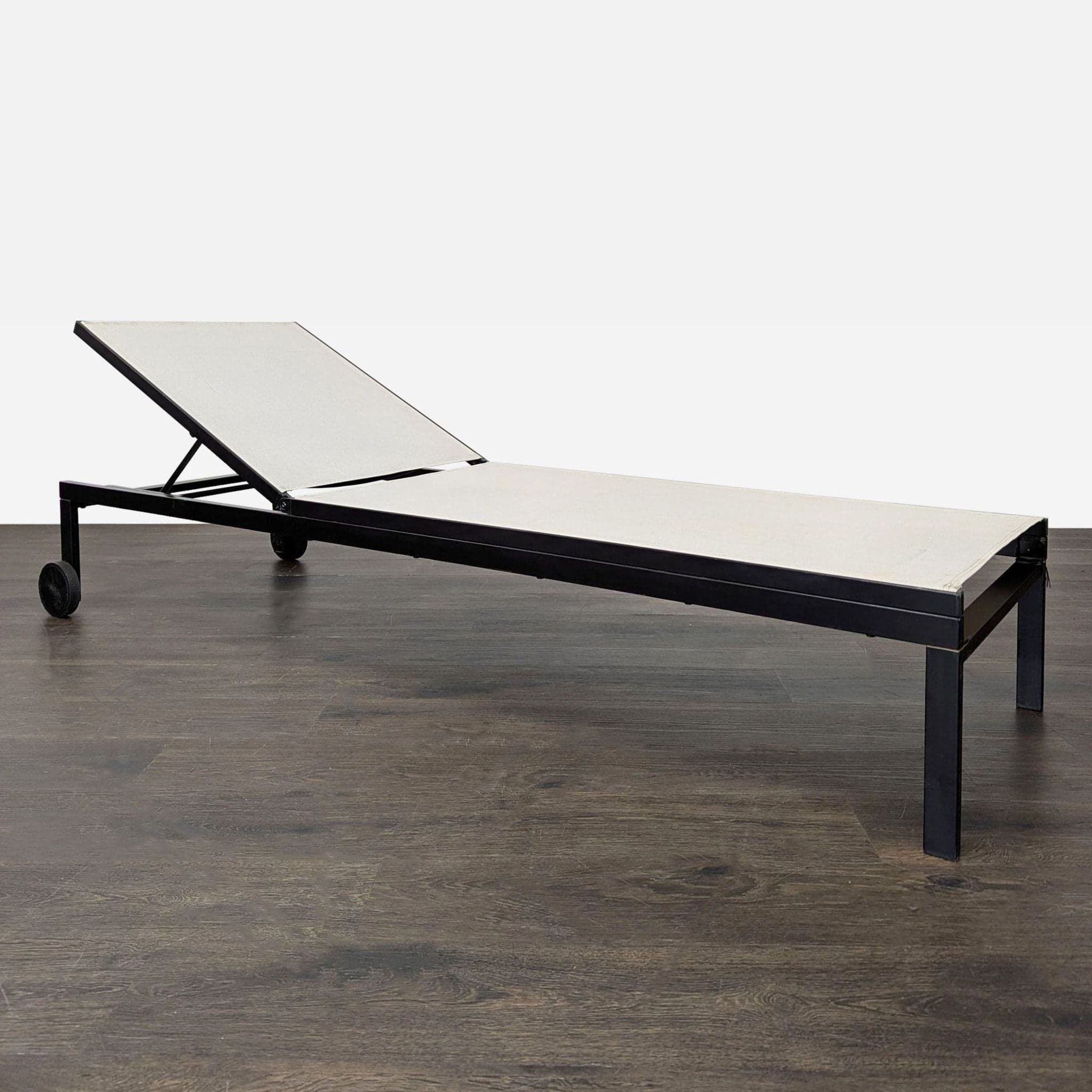 Ikea Outdoor Reclining Chaise Lounger with Wheels