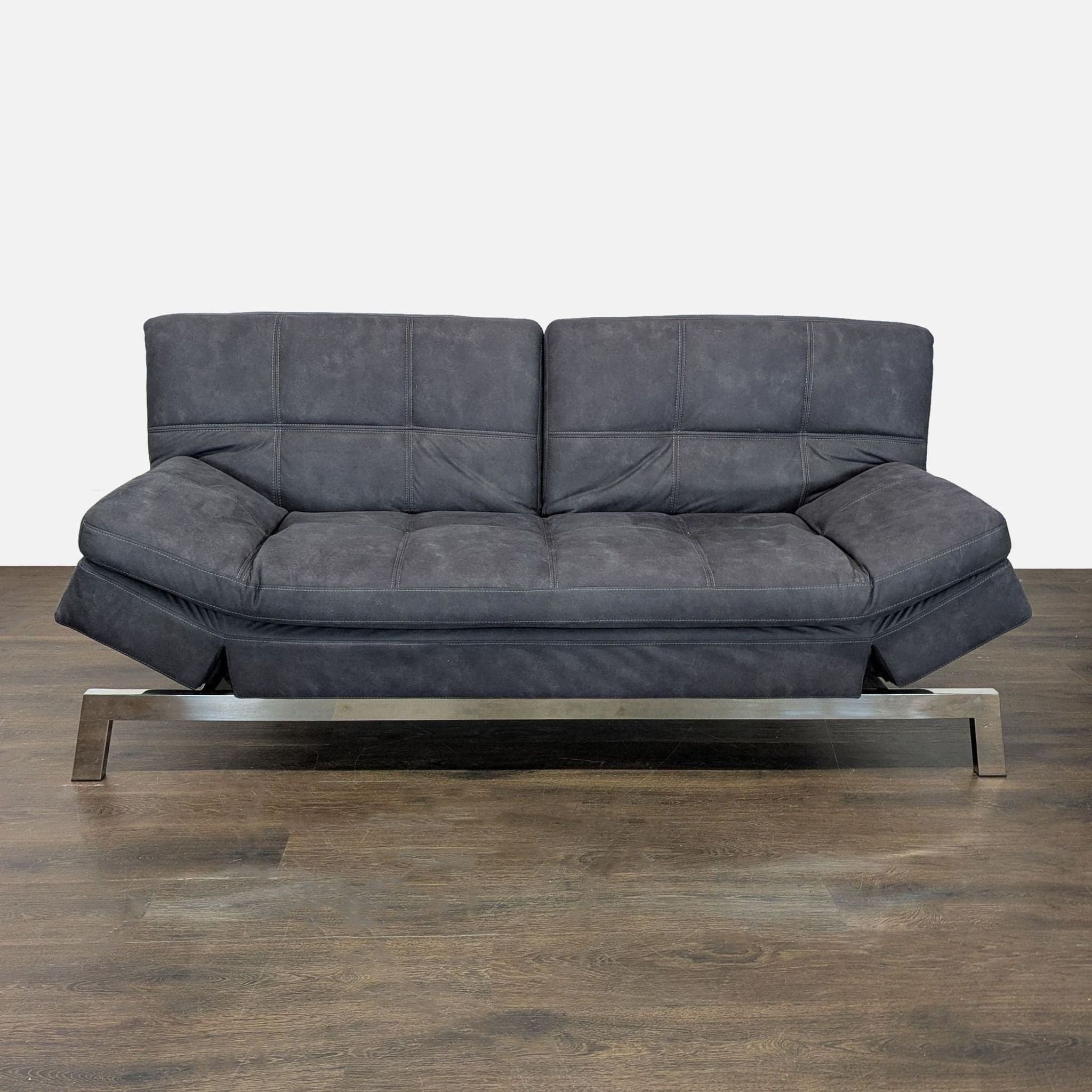 Coddle Sleeper Sofa - Modern Dark Grey Convertible Couch Bed