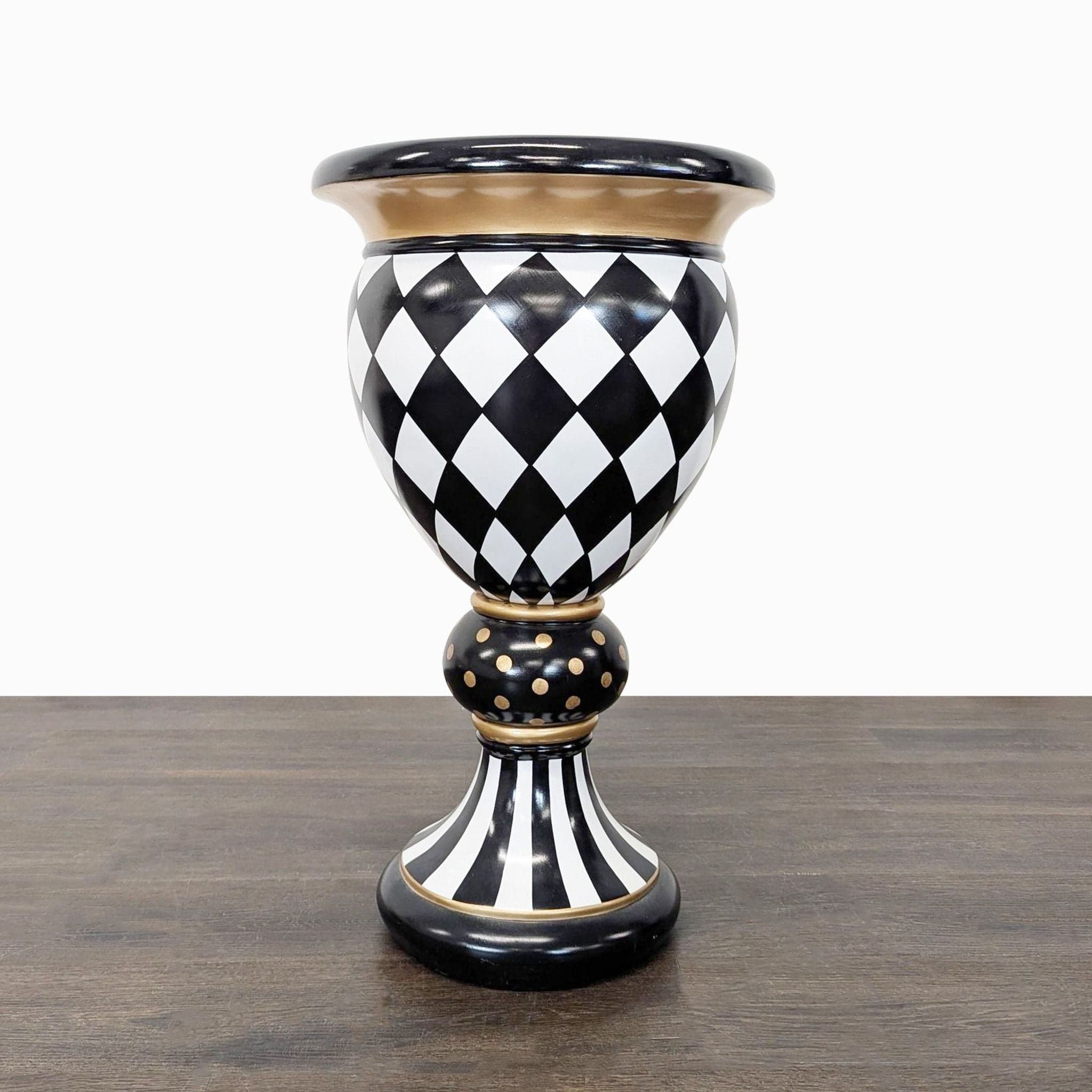 MacKenzie-Childs Pedestal Urn