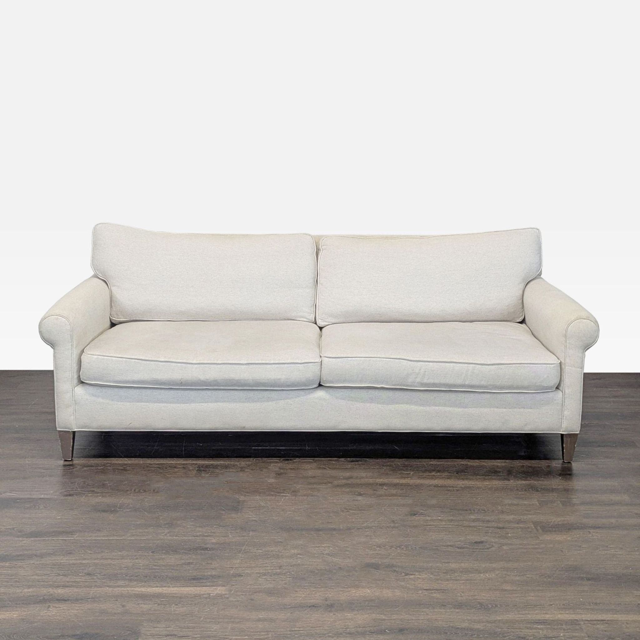 Crate & Barrel Montclair 2-Seat Sofa in Light Beige