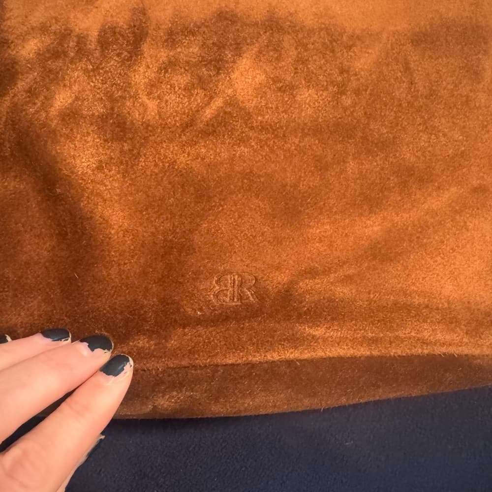 Banana Republic Suede Brown Clutch