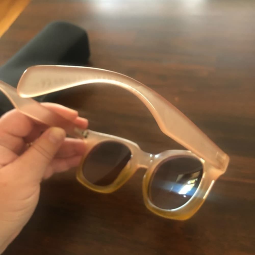 Marc Jacobs pink and yellow ombré sunglasses
