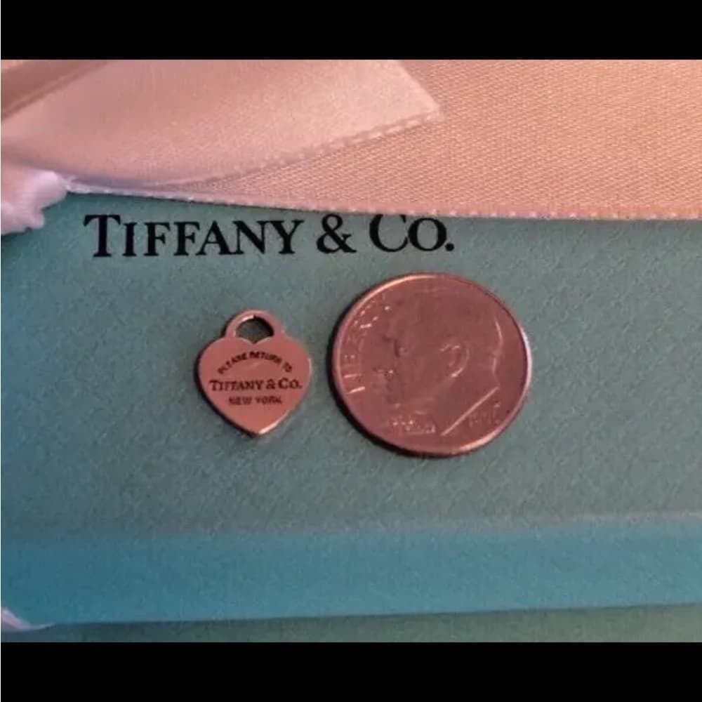 Retired TIFFANY & CO Rubedo Metal Heart Pendant Necklace Bracelet