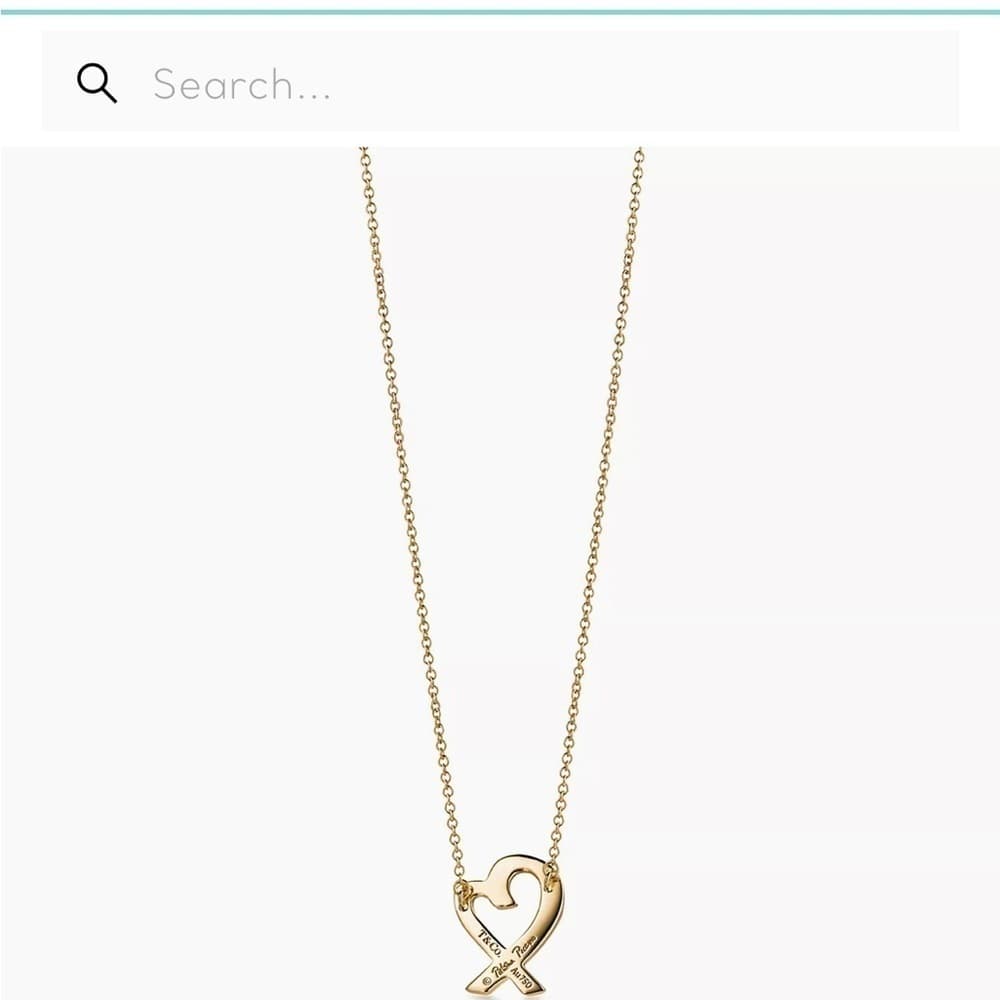 Tiffany & Co 18k gold 8.4 grams Paloma Picasso® Loving Heart Pendant