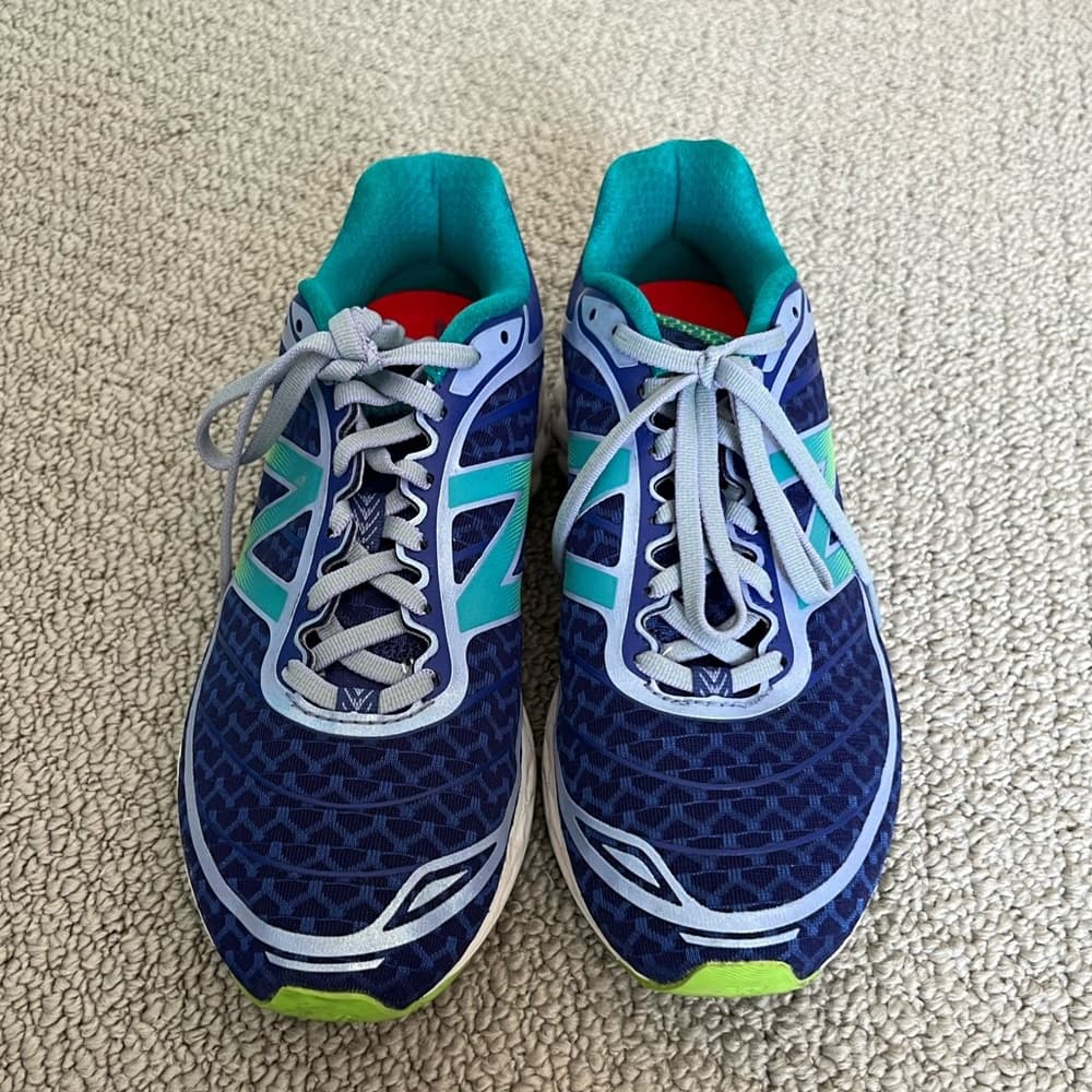 New Balance Navy Blue Teal Running Shoes