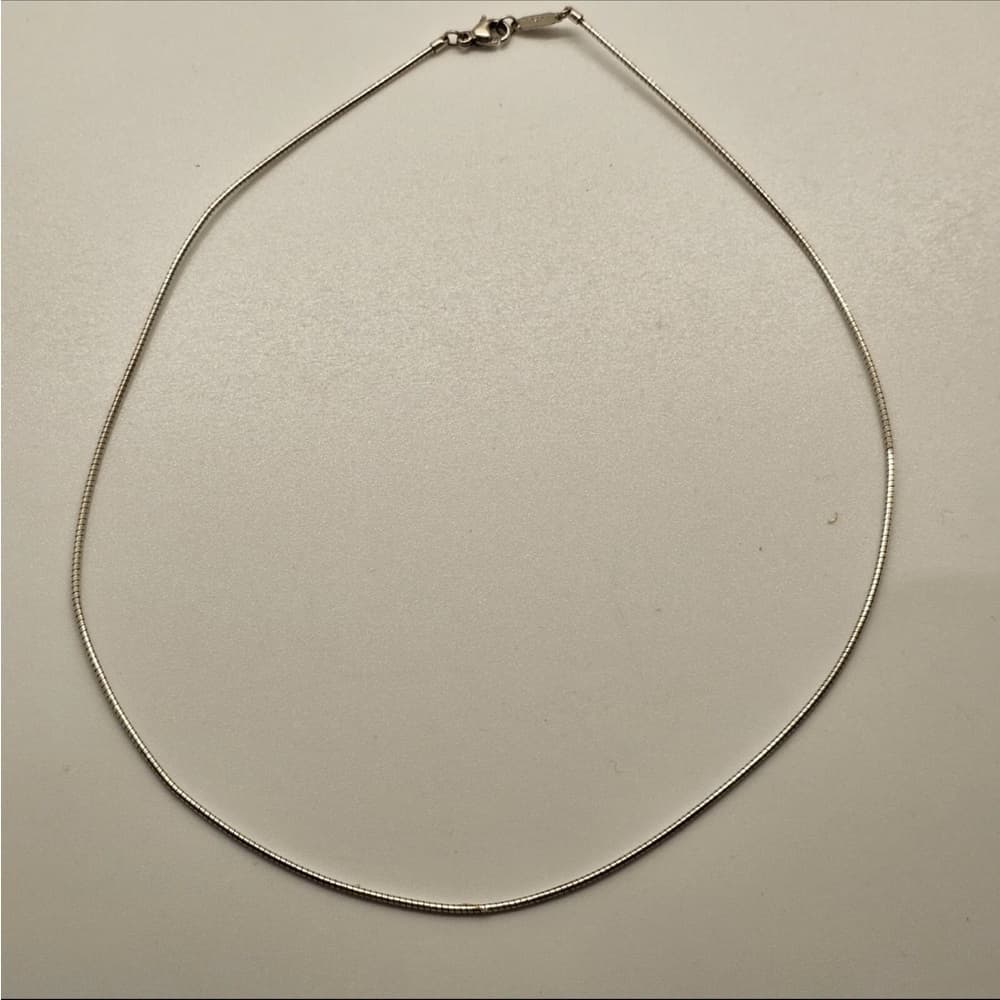 Tiffany Co. Tiffany Snake Chain Silver Necklace Choker 16" Sterling
