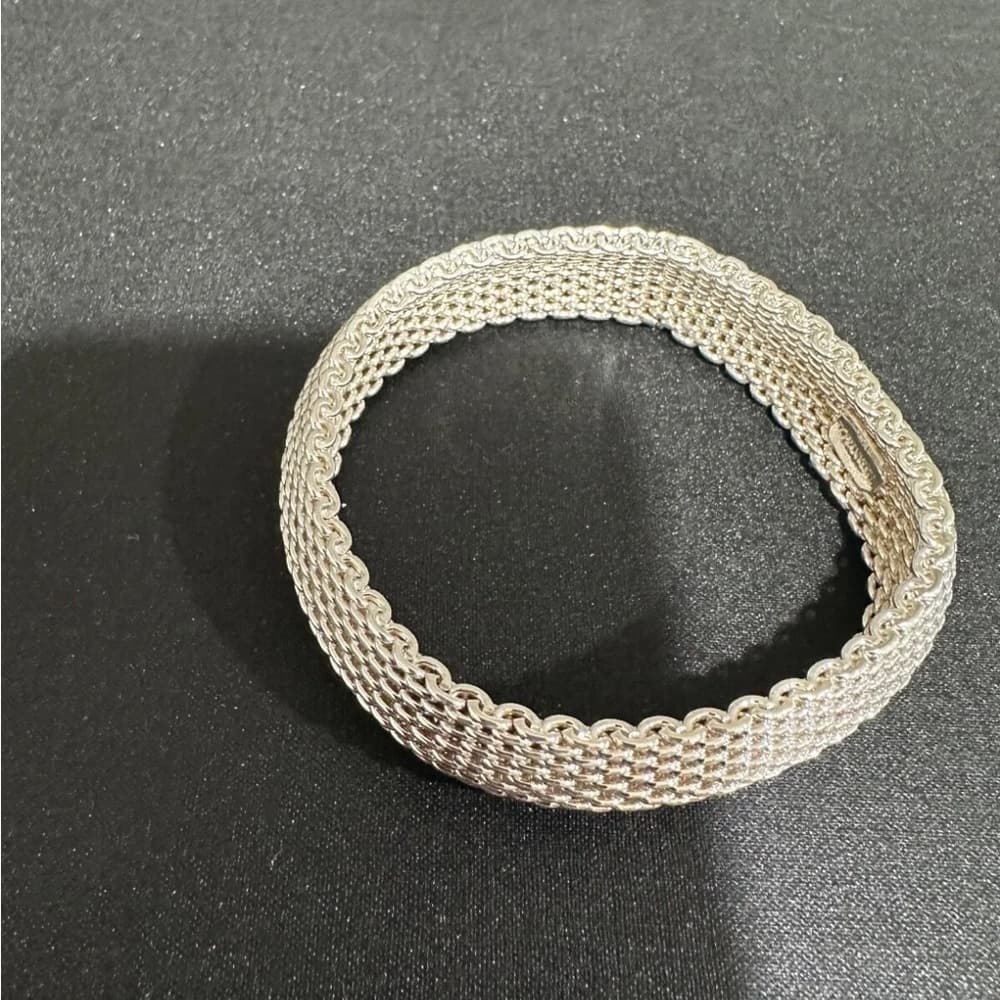 Tiffany Silver Bracelet, perfect condition, never worn, polished. 7.5”