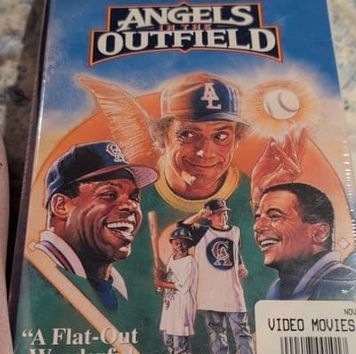 Angels in the Outfield VHS NTSC Children's Family Baseball Movie PG English