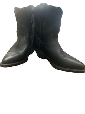 Harley Davidson Womens Western Leather boots Black USA Vintage 1990-early 2000s