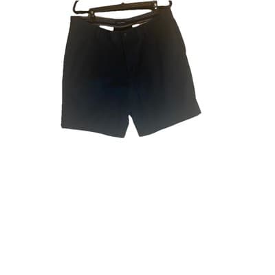 Nautica Chino Shorts Size 38W Cotton Navy Blue Flat Front Men's