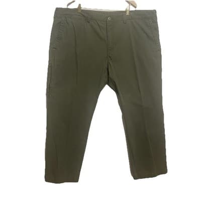Duluth Trading Co. Mens Fire Hose Cargo Heavy Canvas Pants Gusset Crotch 46X32