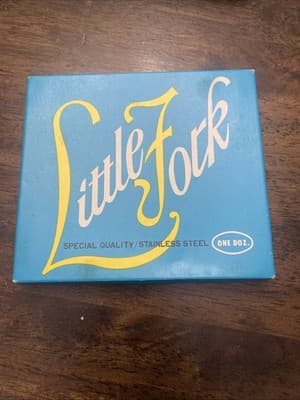 Little Forks Set Of 12 Japan Stainless Steel Cocktail Appetizer Forks 1950s MCM