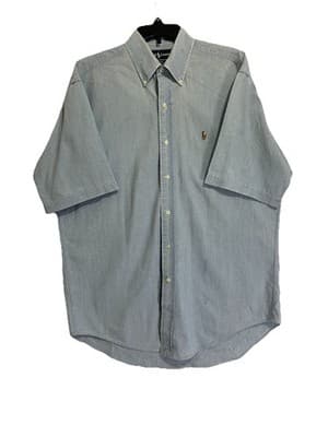 Ralph Lauren Blaire Shirt Preppy Prep Country Club Classic Mens M Button Down