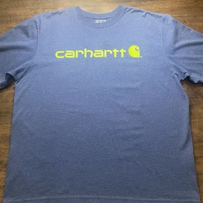 Carhartt Tee Shirt Large Logo Across Chest