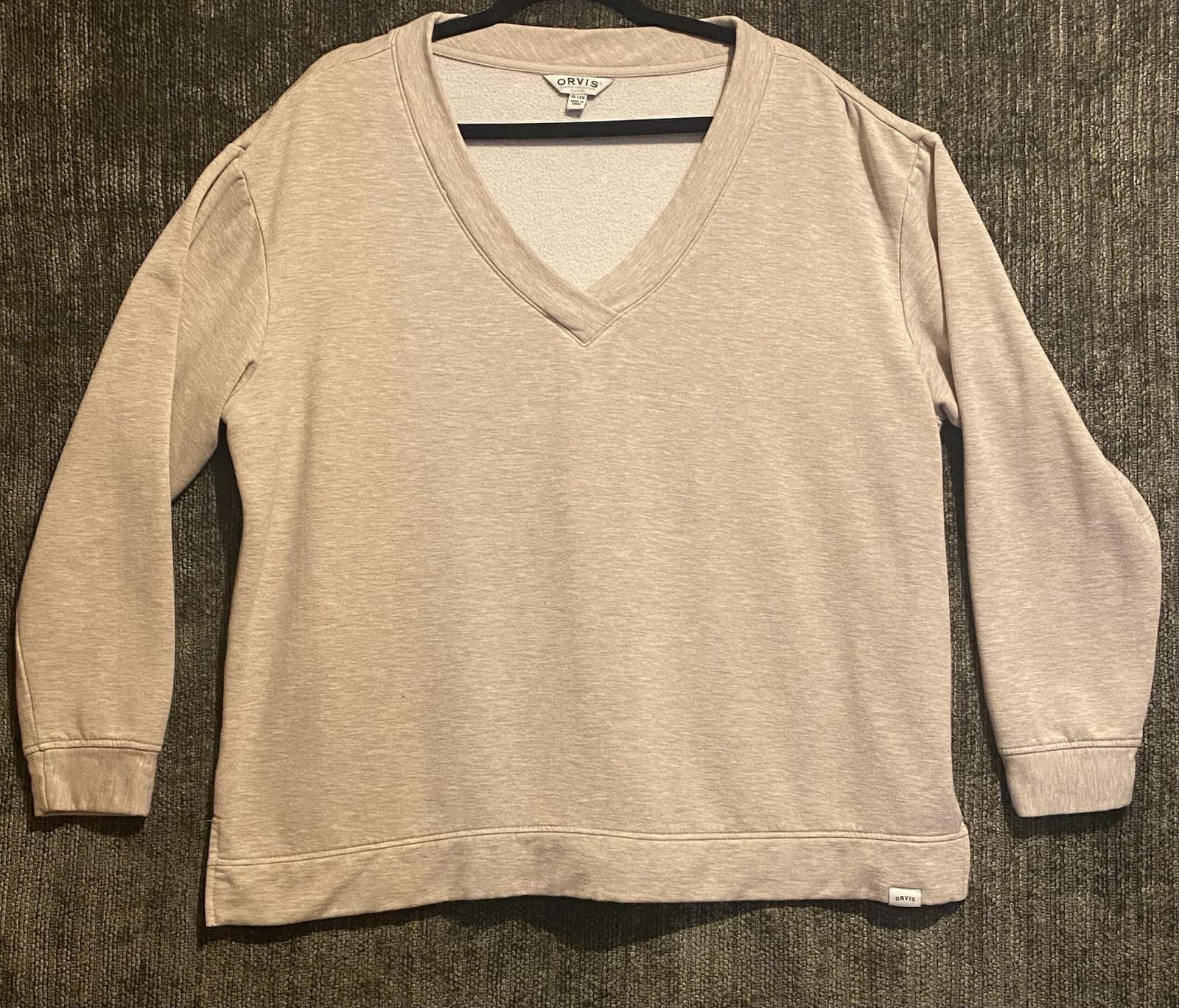 Orvis Lagenlook Layering Neutral Outdoors Casual Comfortable Ladies XL
