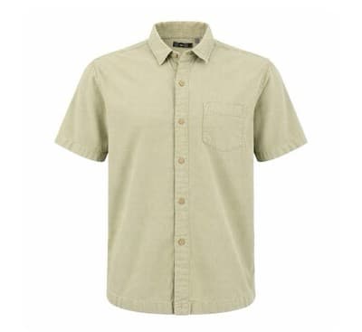 REI Short Sleeve ButtonUp Shirt Men XL Hemp Cotton Blend Lightweight Vaca Cruise
