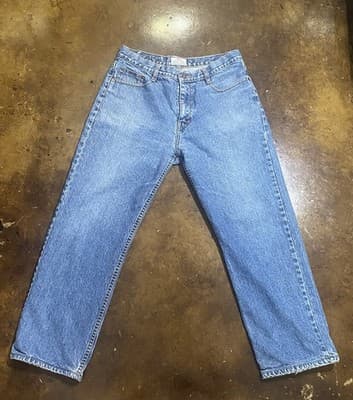 Levi's 550 Relaxed Fit Jeans Sz 34x27 Medium Wash Y2K Classic