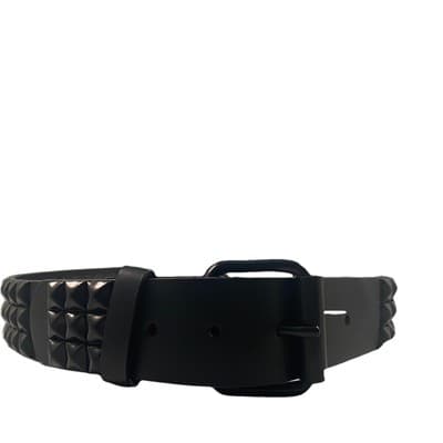 Gothic, Thrashed Bonded Leather With Metal Accents Small
