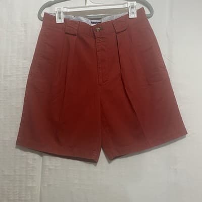 Tommy Hilfiger 90 Chino Shorts Mens 31in W 7in Inseam 12in Rise Cotton Vintage