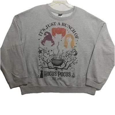 Disney Hocus Pocus Halloween Witchy Sanderson Sisters Sweatshirt XXXL Classic