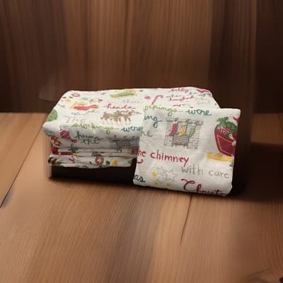 Pottery Barn Kids ‘Twas The Night Before Christmas Flannel Twin Size Sheet Set