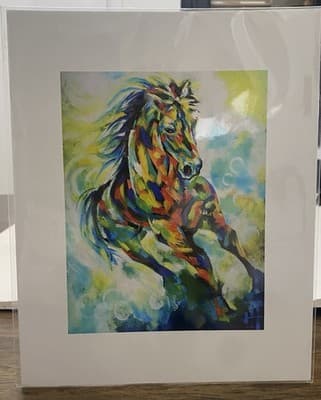 Original Janet Hyun Print Matted 8x10