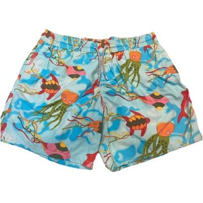 Vilebrequin Swim Trunks Shorts Mens XXXL Mesh Lined Tropical W38-40