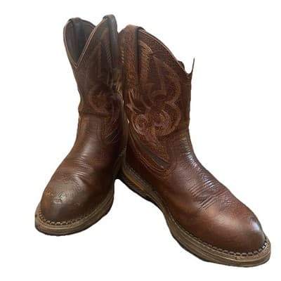 Cody James Disruptor Comp Toe Work Boot Brown Men's Size 9.5