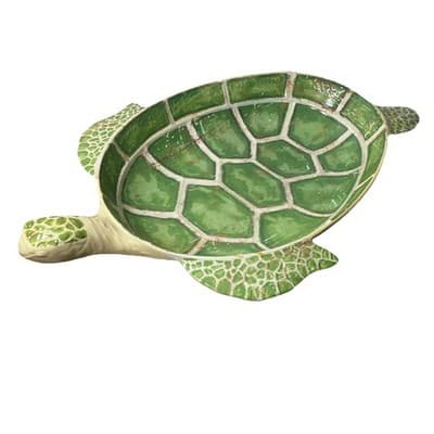 Pier 1 Speedy The Turtle Melamine Large Serving Bowl Beachy Coastal 24” Long
