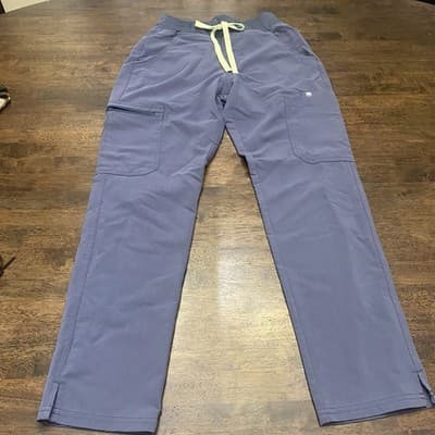 Figs Women's Technical Collection Zamora Jogger Scrub Pants size XS Blue Gray