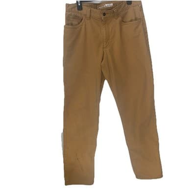 Carhartt Jeans Mens Tan Denim Relaxed Fit Work Wear 34x34 Cargo