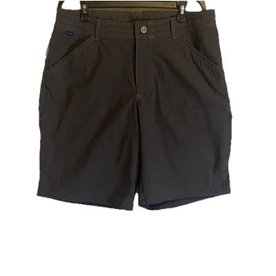 Kuhl Men’s Sz 36 Khaki Shorts 11”rise Renegade Outdoor Casual Active Zip Pockets