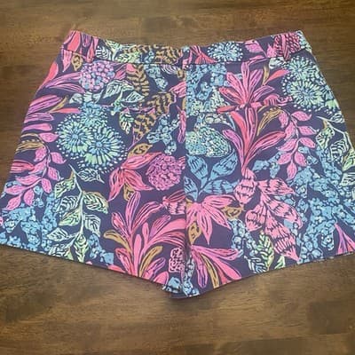 Lilly Pulitzer Callahan Size 12 Tropical Basic Shorts